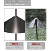 Garbuildman Metal Squirrel Baffle for Bird Feeder Pole, Outside Pole