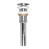 Bathroom Pop Up Drain Control Water Flow Copper Chrome Plating