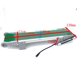 10 * 50 Small Desktop Conveyor Belt Assembly line DC12V Gear Motor Automation 110V Adapter Experimental Study
