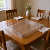 BAMANFELD'S Clear Table Protector 96x42 Inch 2mm Thick Plastic Desk