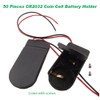 JWISLAND (Pack of 50) CR2032 Battery Holder Coin Cell Battery