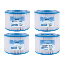 Finest-Filters Hot Tub Filter Compatible with Intex 29011E Type S1 PureSpa Easy Set Filters for Pool, Spa, Hot Tub Filters (Pack of 4)