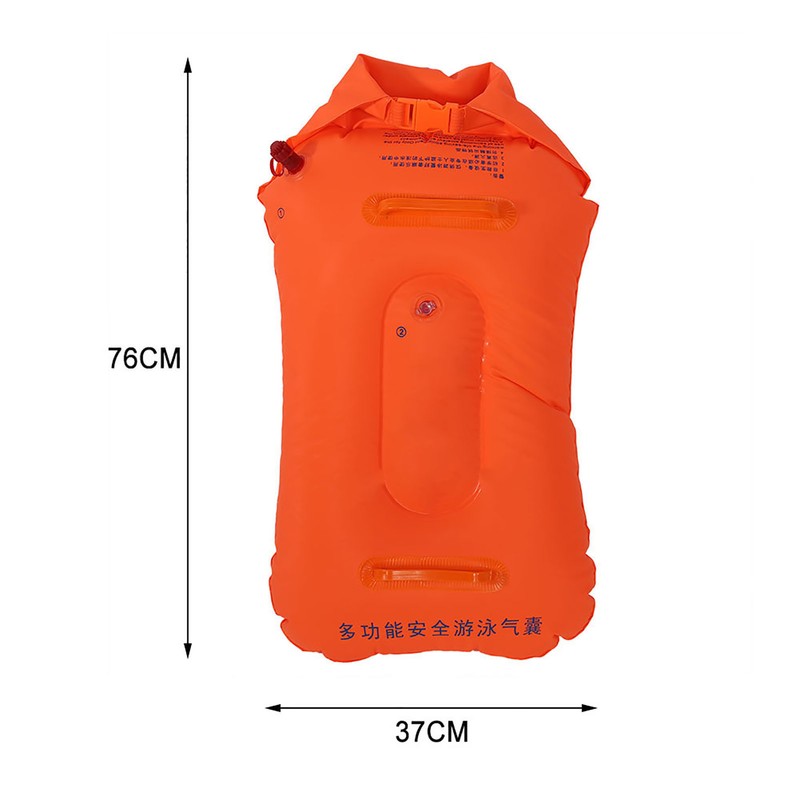 Adult Manual Inflatable Air Bag for Snorkeling Surfing Boating Swimming