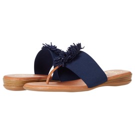 Andre Assous Novalee Sandalia de peso pluma, marino, 6 US