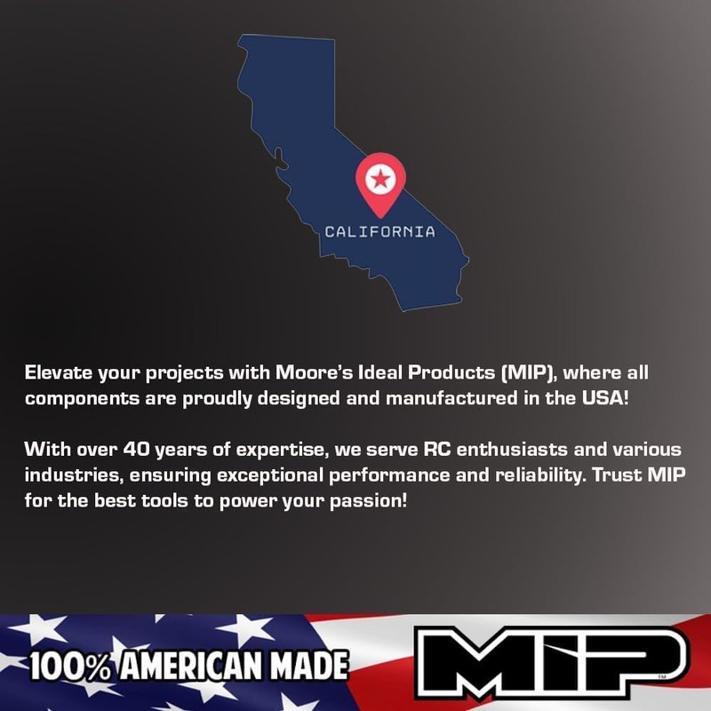 MIP 9602 3-Piece RC Hex Screwdriver Set (1.5mm, 2.0mm, 2.5mm)