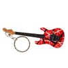 Guitar Keychain Portable Cute Mini Guitar Pendant Key Chain Ring