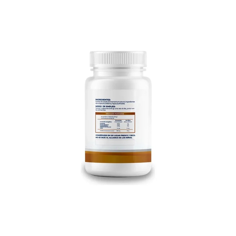 Canela 400 Mg 100 Cápsulas
