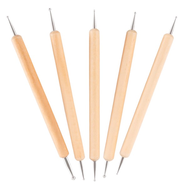 DanYun Clay Round Rod, Craft Rod, Clay Tool, Set of
