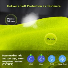 Unigear Touchscreen Gloves, Men's Women's Sports Gloves, Glove Lining, Outdoor Running Gloves, Warm, Windproof, Winter Gloves, Non-Slip, Full Finger for Running, Driving, Cycling, Hiking