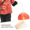HOMSFOU 10pcs Carrying Pole Accessories Lantern Poles for Making Lanterns,