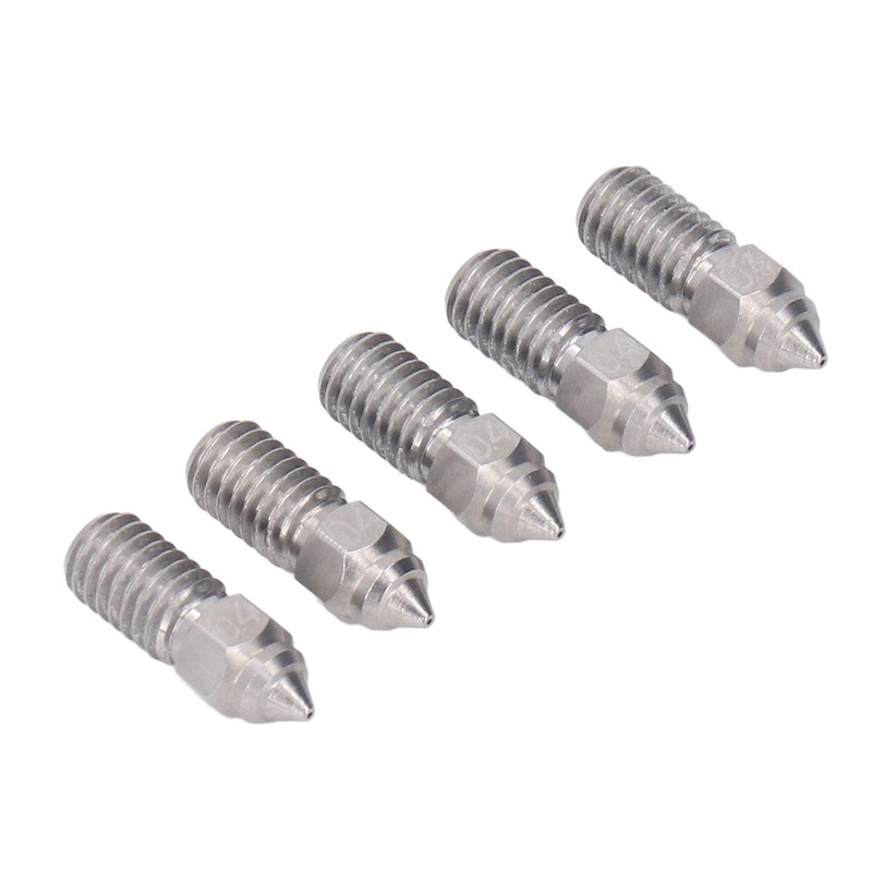 0.4mm Nozzles Kit High Flow High Temp Resistant Stainless Steel