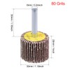 sourcing map 1.2 Inch Flap Wheels Shank Mounted Sanding Disc