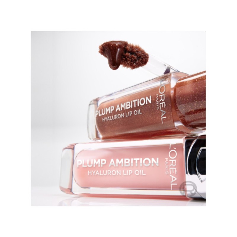 L'Oreal Plump Ambition Hyaluron Lip Oil 650 Nude Macaron, 1pc