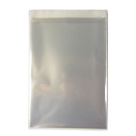 Transparent OPP bag for DM (Tape) With 50 Micron A4 (225 X 310 + Lid 40 mm) [100 Sheets] A4