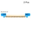 sourcing map 2 Pcs 12 Positions Bridge Design Terminal Bus