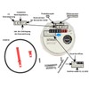 ALLMESS Replacement water meter measuring capsule AMES 3-K +m, cold,