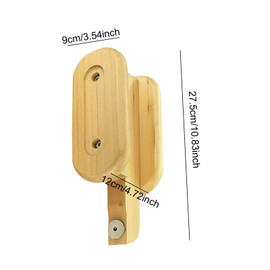 MagiDeal Sauna Door Handle Wooden Wood Door Pull Handle Home Comfortable Handy Touch Gates Handle Door Pull for Barn Door Shed Garage
