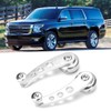 Car Window Handle Winder Riser, Silver 3in CNC Aleación de