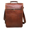 15" Leather Messenger Bag Laptop Case Office Briefcase Gift For