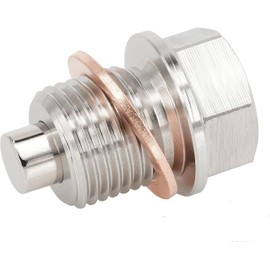 1PC M16x1.5 Stainless Steel Magnetic Oil Drain Plug Fit Subaru Ascent BRZ WRX Forester Impreza Legacy Outback Crosstrek Mini Cooper John Deere Aprilia Replace 32195AA020 DP009 803916010