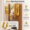 Stainless Steel Door Chain Lock, Heavy Duty Spring Loaded Press