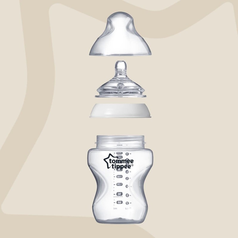 Tommee Tippee Closer to Nature Baby Bottle Starter Set, Naturally