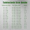 sancua Rectangle Tablecloth - 60 x 84 Inch - Stain