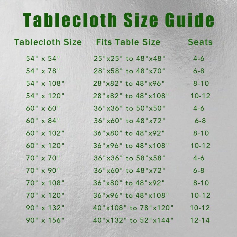 sancua Rectangle Tablecloth - 60 x 84 Inch - Stain