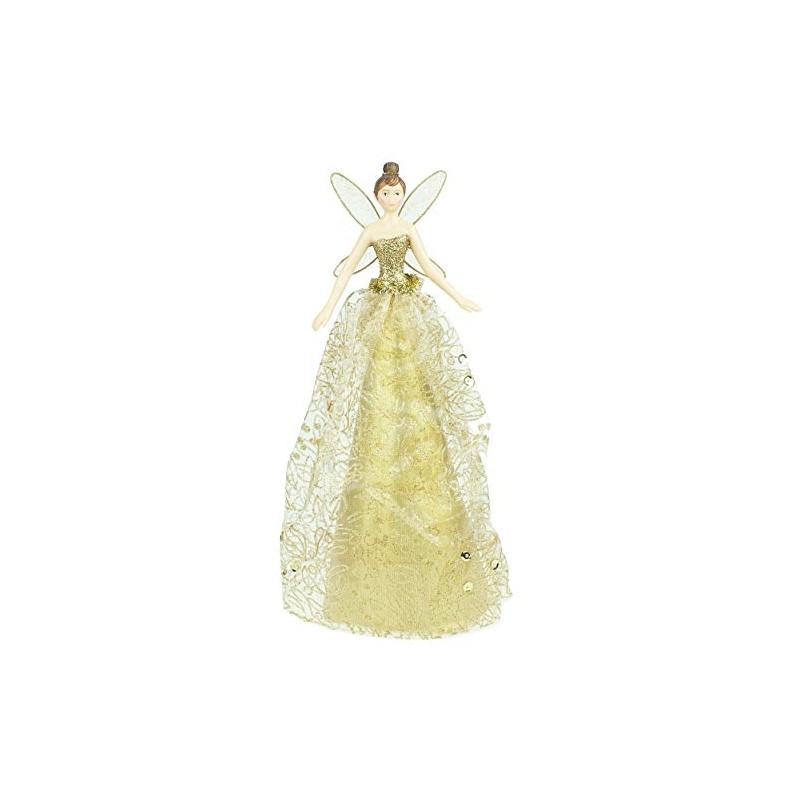 Gisela Graham - Christmas Tree Fairy - Gold (28 cm)