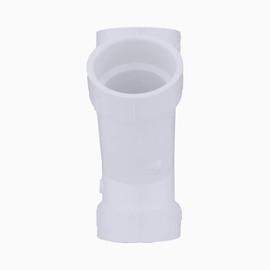 Charlotte Pipe 1-1/2" Double Wye Pipe Fitting - Schedule 40 PVC DWV (Drain, Waste and Vent) Durable, Easy to Install, High Tensile and Sound Deadening for Home or Industrial Use (Single Unit)