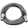 Seismic Audio - SAXLX-25Gray - 25 Foot Gray XLR Mic