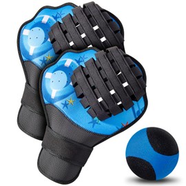 Strdfeve Water Ball and Gloves Set,Water Bouncing Balls Catch Mitt,Pool Baseball Catching Mitt for Beach Games,Play Catch Skip Ball and Glove