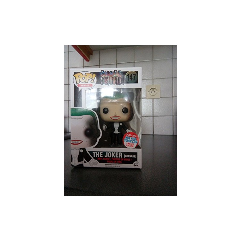 FUNKO SUICIDE SQUAD THE JOKER (GRENADE) NYCC 2016 EXCLUSIVE POP