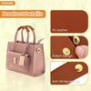 PYSEOSISE PU Leather Handle Grip Protectors, 8 Pcs Handbag Handle