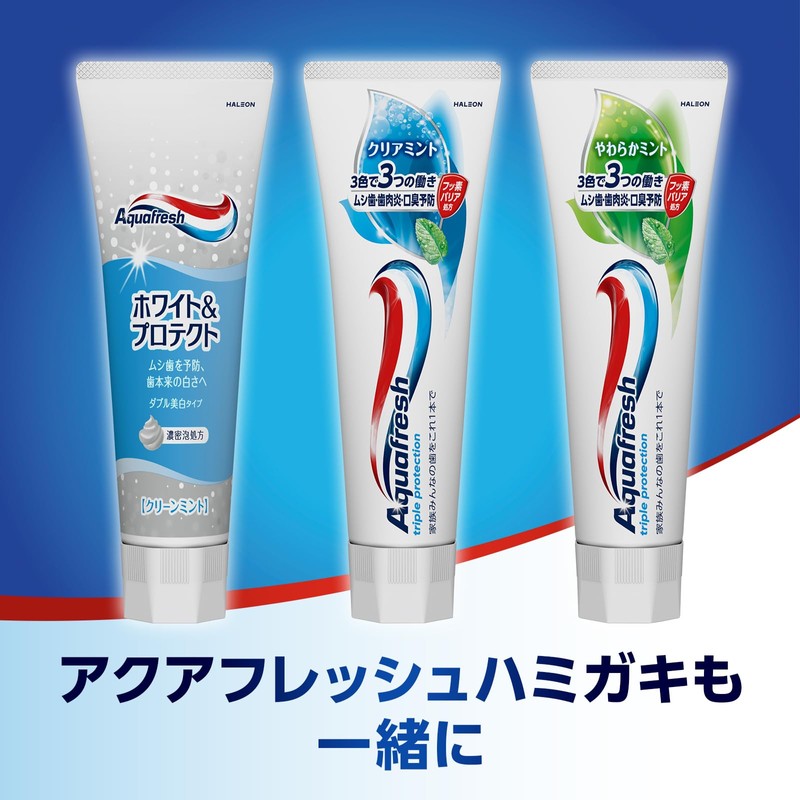 Aquafresh Toothbrush, Regular (Normal), 6 Pieces *Color cannot be selected