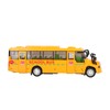 School Bus Model Yellow Die Casting Alloy Openable Door Realistic