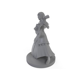Elven Female Bard 2 Tabletop DND Gaming Miniature