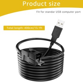 Yubunt 404032 USB Cable Replacement for Nexiq USB Link 2 3 for Cummins Inline 7, Compatible with Standard USB Computer Ports(2 Pcs)