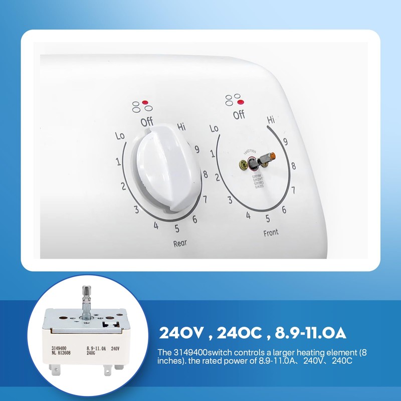 Earthtec 3148954 WP3149400 3148953 AH336989 3148954 ES9400 EA336989 PS336989 PS11740783