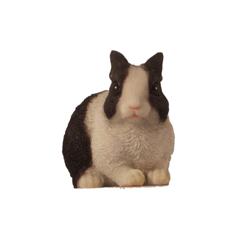 Vivid Arts baby dutch black & white rabbit 9.5cm x