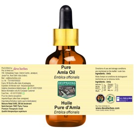 Devprayag Pure Amla Oil (Emblica officinalis) with Glass Dropper Natural Therapeutic Grade 5ml (0.16 oz)