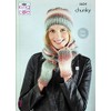 King Cole 5624 Knitting Pattern Ladies Hat Cowl Wrap Scarves
