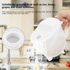 Moncer Rice Washing Bowl Colander, Rice Washing Bowl with Strainer