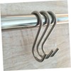 BUGUUYO 10pcs Stainless Steel S Hooks Hanging Hooks for Kitchenware