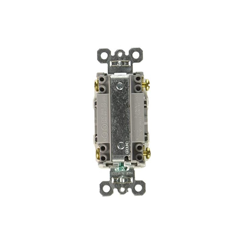 TradeMaster 15A120V Decorator Switch Four Way in White