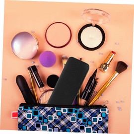 IWOWHERO Eyelash Extension Tweezers Storage Box Elegant Magnetic Makeup Organizer Durable PU Tweezers Holder with Fall Protection for Long Term Use