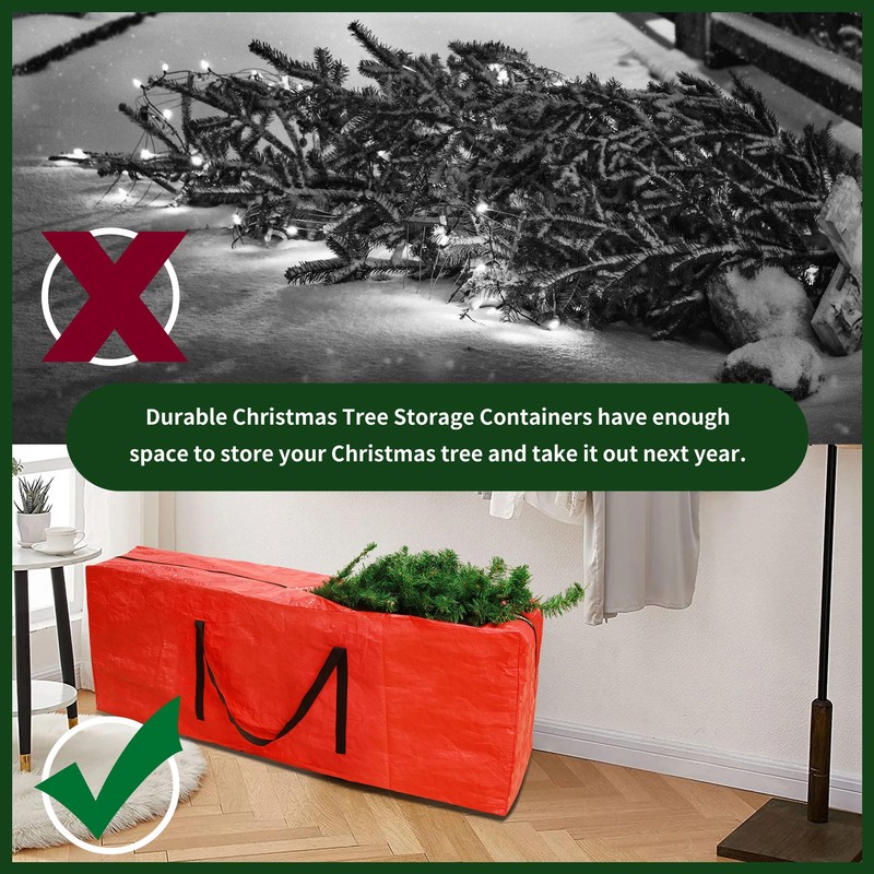 RICHIE Christmas Tree Storage Bag for up to 7.5ft Christmas