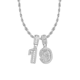 SBI Jewelry 19 Birthday Necklace for Women Clear Cubic Zirconia Daughter Cousin Friends Family Anniversary