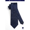 Hisdern TP-01S Men’s Paisley Pattern Necktie and Square Set, Business,