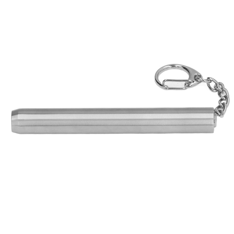 Mini LED Flashlight 500LM 304 Stainless Steel Portable with Snap